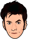Doctor Who David Tennant and Police Box