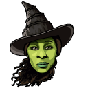 Wicked Elphaba and Broomstick