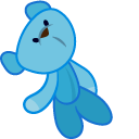 My Little Pony Baby Flurry Heart and Blue Bear