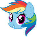 My Little Pony Rainbow Dash and Book