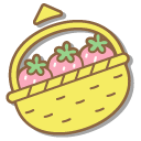 My Melody My Sweet Piano and a Strawberry Basket