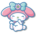 My Melody with a Blue Bow