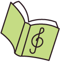 Rhythm the Cute Rabbit and Book of Sheet Music