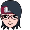 Naruto Sarada Uchiha and Shuriken