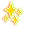 Blue Rocket and Yellow Stars Neon