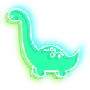 Green Dino Neon