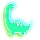 Green Dino Neon