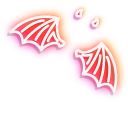 Neon Angel and Devil