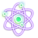 Neon Atom and DNA