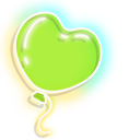 Neon Balloon Dog and Heart