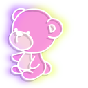 Neon Bear Pink Toy