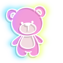 Neon Bear Pink Toy