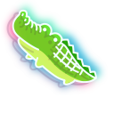 Neon Crocodile