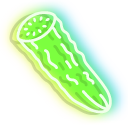 Neon Cucumber and Tomato