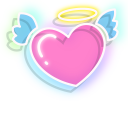 Neon Devil and Angel Heart