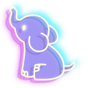Neon Elephant