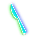 Neon Fork and Knife