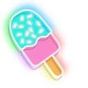 Neon Ice Cream
