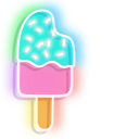 Neon Ice Cream