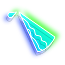 Neon Icicle and Penguin