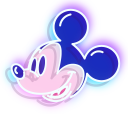 Neon Mickey Mouse