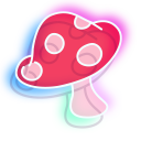 Neon Mushroom