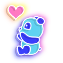 Neon Pandas in Love