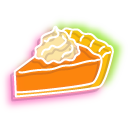 Neon Pumpkin Spice Latte and Pumpkin Pie