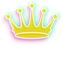 Neon Queen Crown and Scepter
