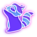 Neon Raccoon
