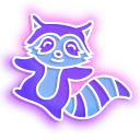 Neon Raccoon