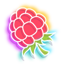 Neon Raspberry and Blueberries