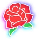 Neon Rose