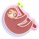 Neon Sloth and Branch