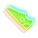 Neon Sneakers and Ball