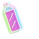 Neon Spray Paint and Cap