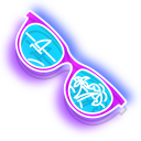 Neon Sunglasses and Flip-Flops