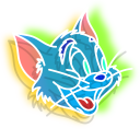 Neon Tom and Jerry