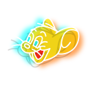 Neon Tom and Jerry