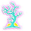 Neon Tree and Gothic Castle
