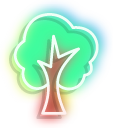 Neon Tree and Leaf