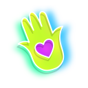 Neon Yoga Peace and Donation