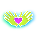 Neon Yoga Peace and Donation