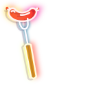 Red Hot Sausage and Grill Neon