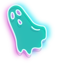 Turquoise Ghost Neon