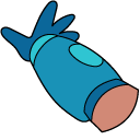 OK K.O.! Let's Be Heroes Blue Power