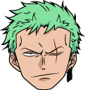 One Piece Roronoa Zoro and Sword