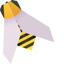 Origami Bee and Honeycomb