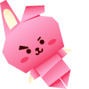 Origami BT21 Cooky and Koya