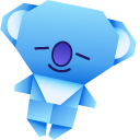 Origami BT21 Cooky and Koya